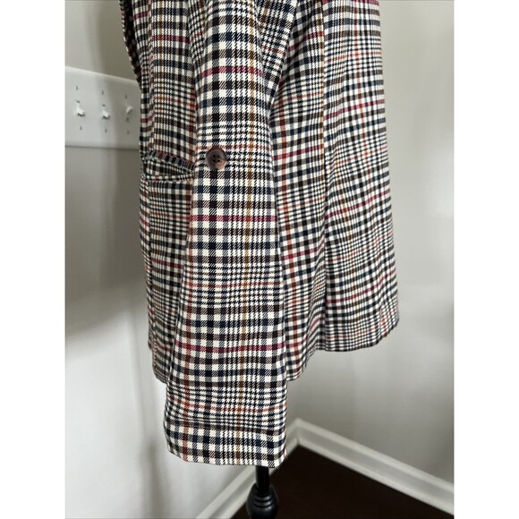 Be Cool Los Angeles Plaid Blazer Large - Picture 9 of 11